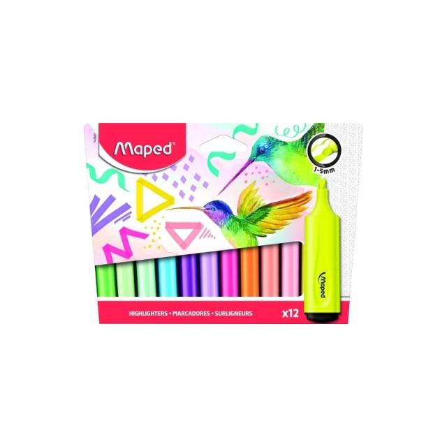 Maped - 740901 marcador 12 pieza(s) Punta de cincel