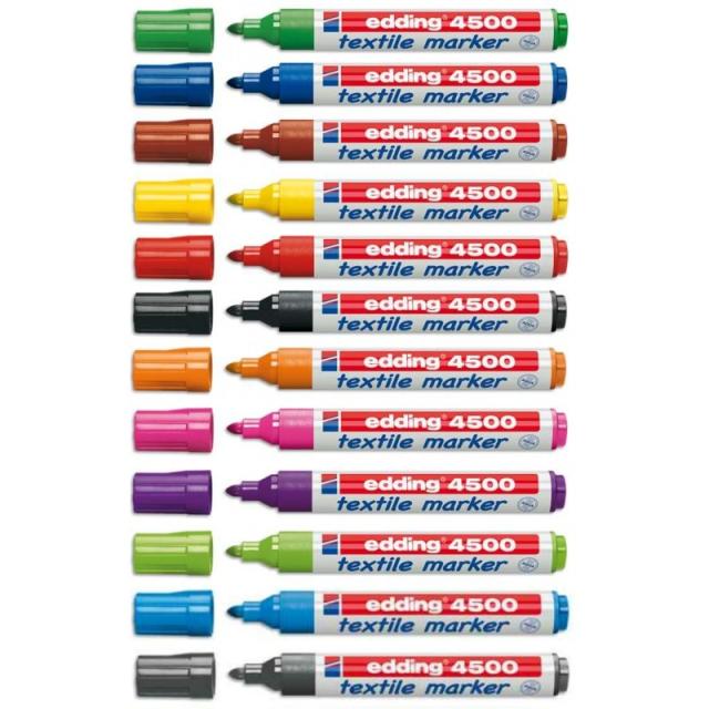 Edding - 4500 marcador 5 pieza(s) Punta redonda Color no elegible 000755