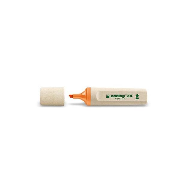Edding - EcoLine 24 marcador 1 pieza Punta de cincel Naranja 4-24006