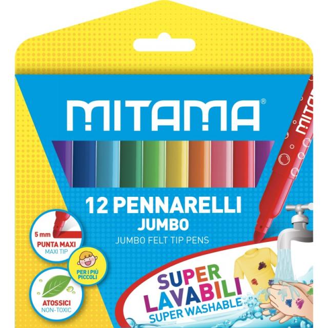 Mitama - 61998 marcador 12 pieza(s) Punta fina Multicolor