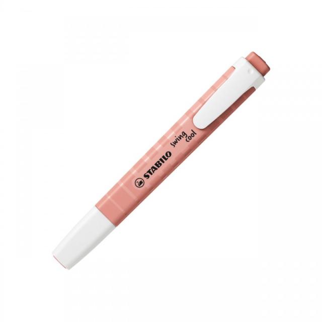 STABILO - Fluorescente pastel swing cool NatureCOLORS, Estuche de 4 colores