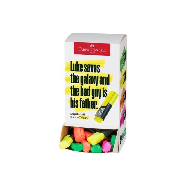Faber-Castell - TXTLNR marcador 60 pieza(s) Punta redonda Multicolor