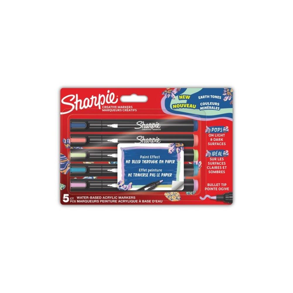 Sharpie - ROTUL.SHARPIE CREAT. ACRYLIC C.TIE BL.5