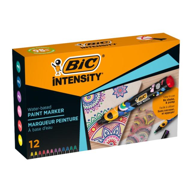 BIC - Intensity marcador 12 pieza(s) Punta redonda Multicolor