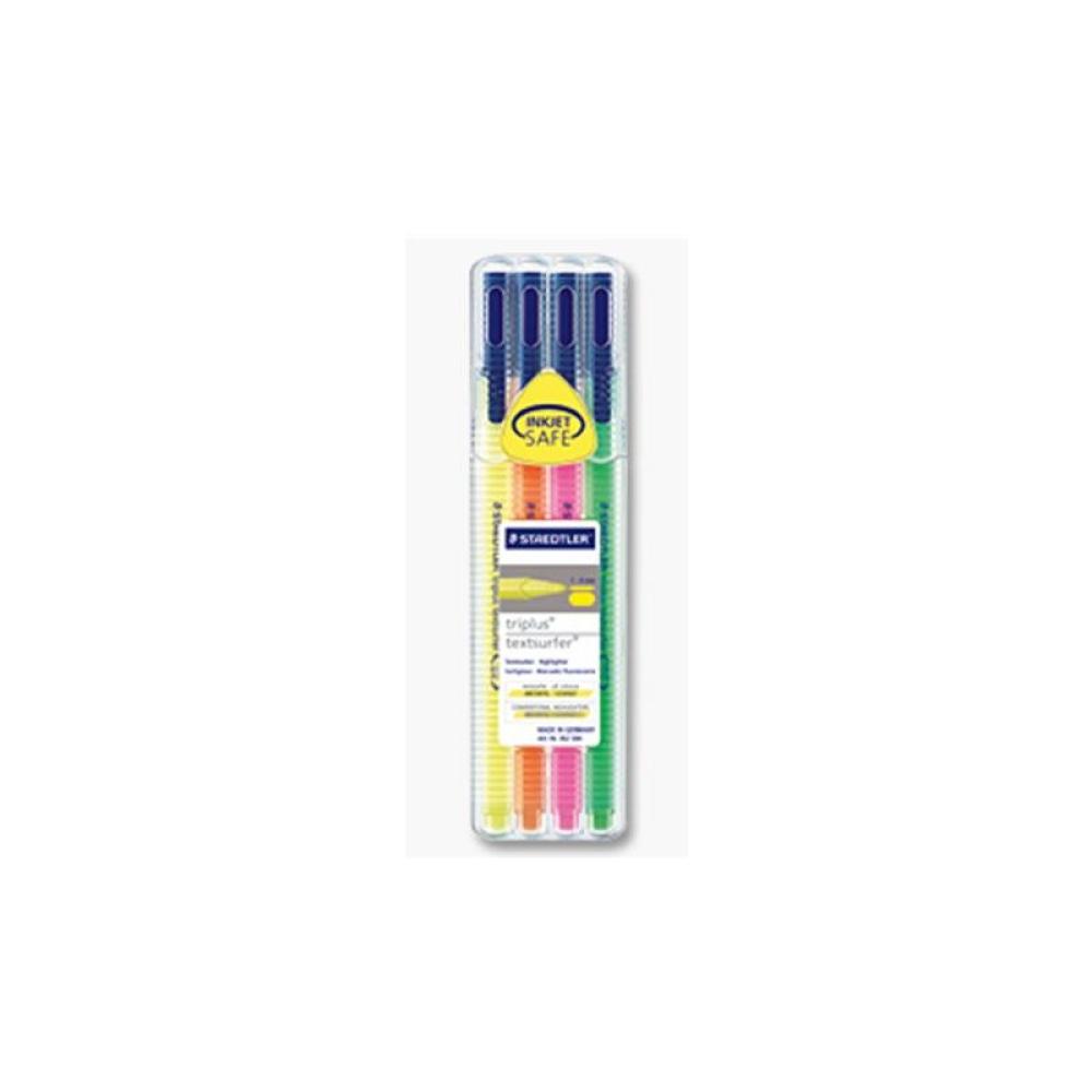 Staedtler - 362 SB4 marcador 4 pieza(s) Verde, Naranja, Rosa, Amarillo