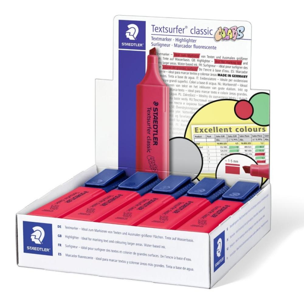 Staedtler - Textsurfer classic 364 C marcador 10 pieza(s) Rojo 364 C-200