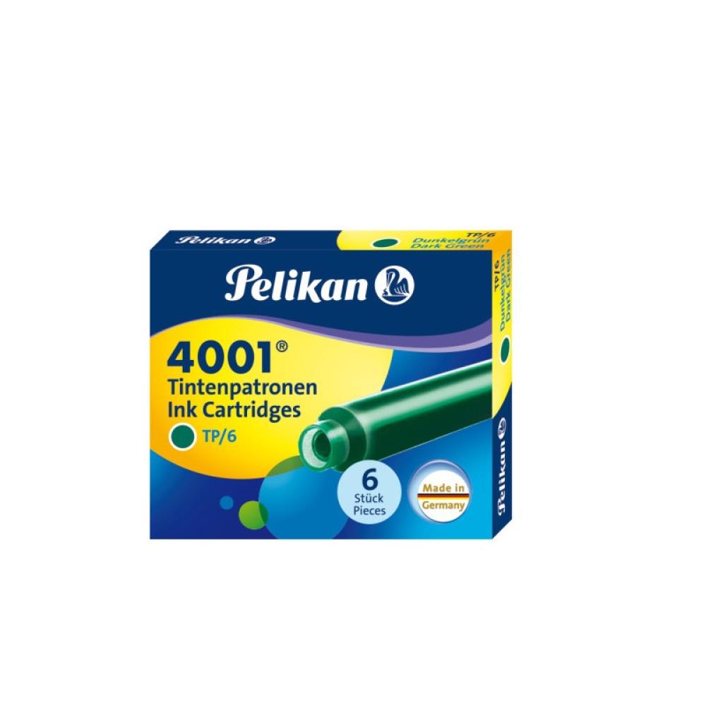 Pelikan - 300087 Recambio de bolígrafo Verde 6 pieza(s)