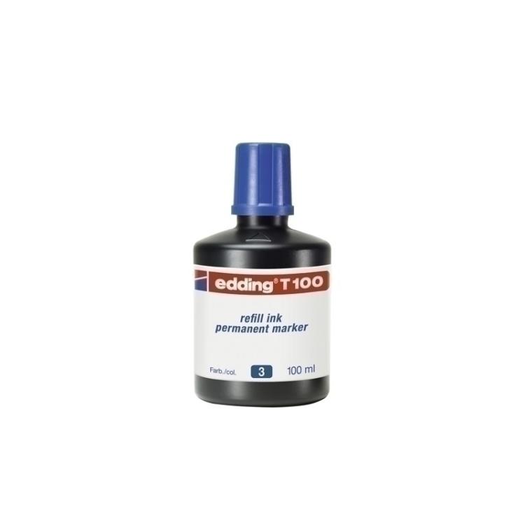 Edding - TINTA ROTUL.EDDING 100 ml T100 AZUL