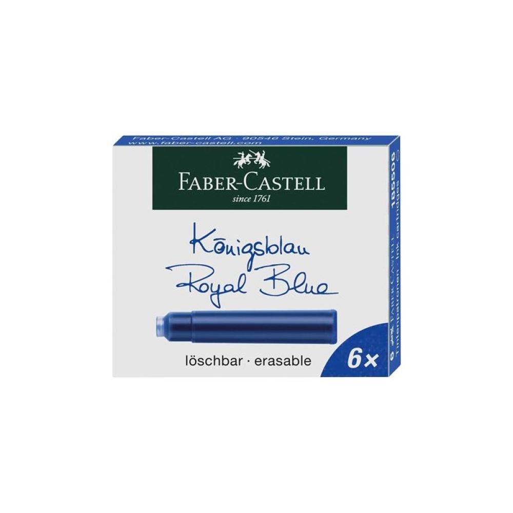 Faber-Castell - 185506 Recambio de bolígrafo Azul 6 pieza(s)