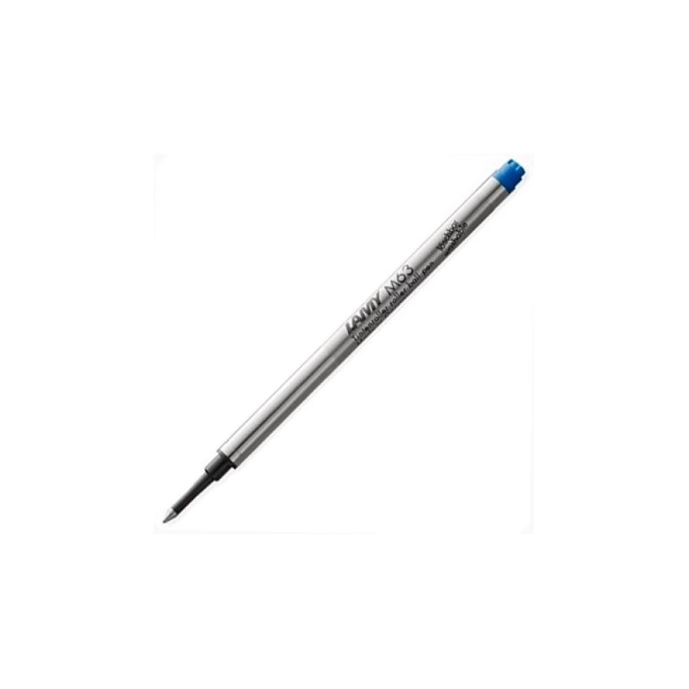 Lamy - LAMY RECAMBIO PARA ROLLERS CON CAPUCHON M63 PUNTA MEDIA TINTA AZUL (MINIMO COMPRA 10 UDS) - Pack de 10 unidades
