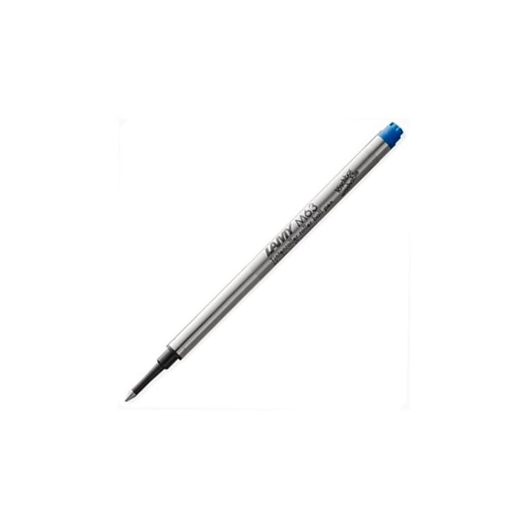 Lamy - LAMY RECAMBIO PARA ROLLERS CON CAPUCHON M63 PUNTA MEDIA TINTA AZUL (MINIMO COMPRA 10 UDS) - Pack de 10 unidades