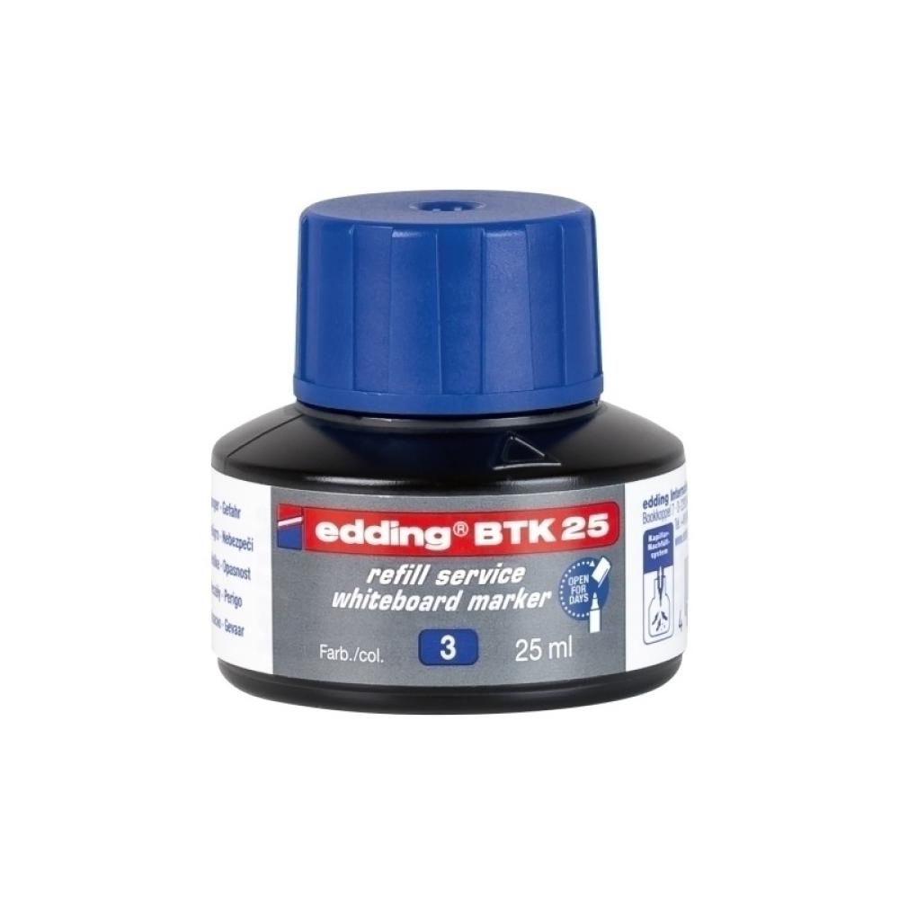 Edding - TINTA ROTUL.EDDING PIZ.25 ml BTK25 AZUL
