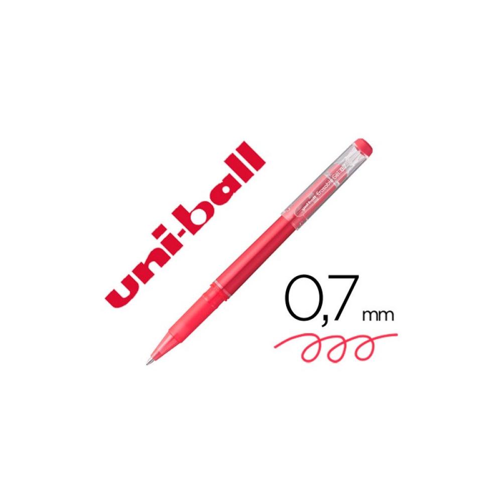 Uni-Ball - Pin UF-222-07 Bolígrafo de gel con tapa Rojo 1 pieza(s)