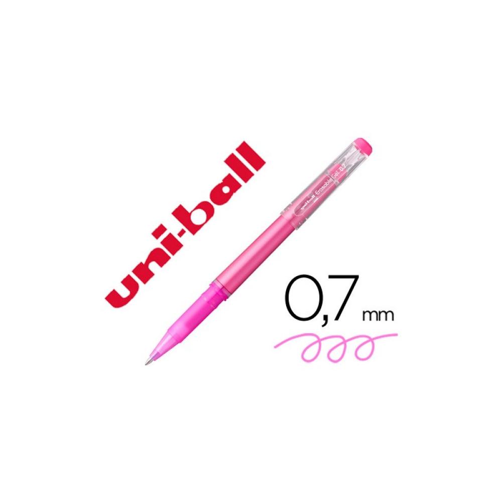 Uni-Ball - Pin UF-222-07 Bolígrafo de gel con tapa Rosa 1 pieza(s)