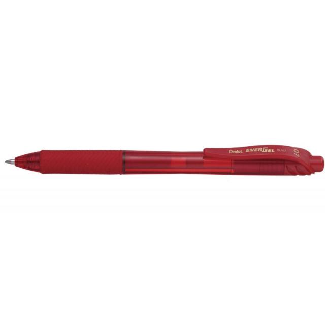 Pentel - BL107-B bolígrafo de gel Bolígrafo de gel de punta retráctil Rojo 1 pieza(s)