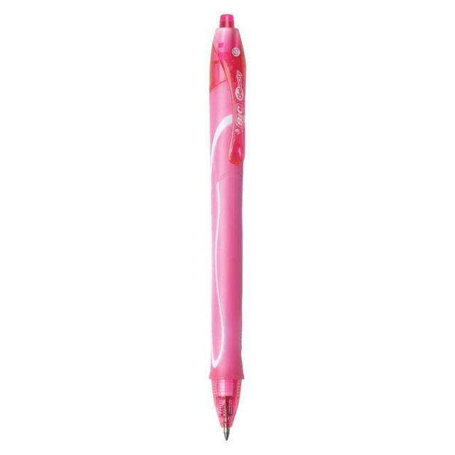 BIC - Gel-ocity Quick Dry Fashion Bolígrafo de gel de punta retráctil Rosa 1 pieza(s)