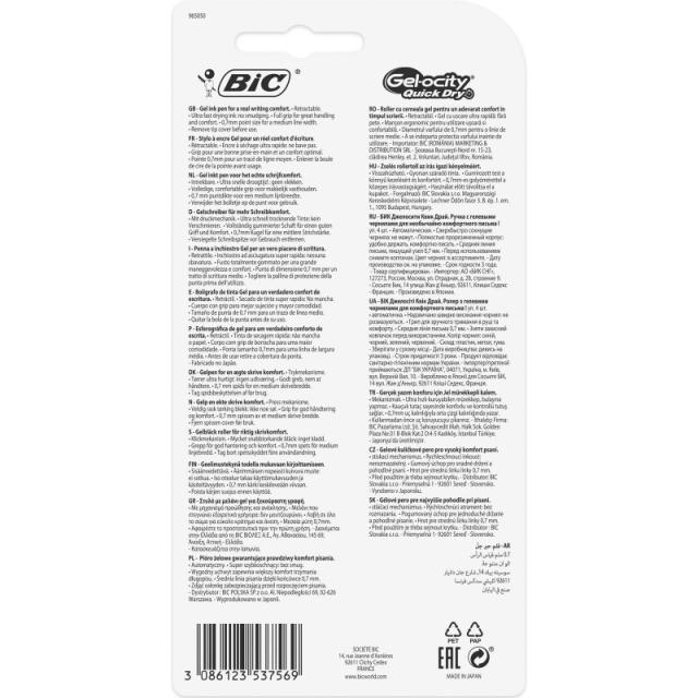 BIC - Gel-ocity 4 pieza(s)