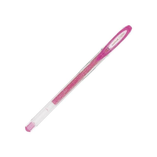 Uni-Ball - UNIBALL ROLLERBALL SIGNO SPARKLING UM-120SP ROSA -12U-