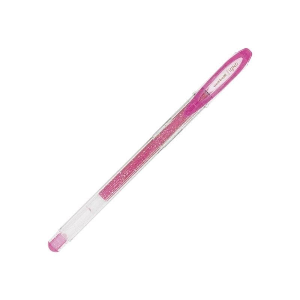 Uni-Ball - UNIBALL ROLLERBALL SIGNO SPARKLING UM-120SP ROSA -12U-