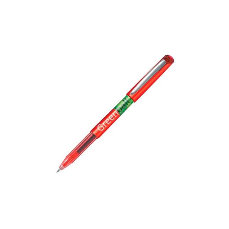Pilot - PILOT ROLLER GREEN-BALL 0,7 BEGREEN TINTA LÍQUIDA ROJO
