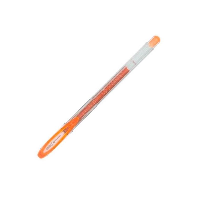 Uni-Ball - UNIBALL ROLLERBALL SIGNO SPARKLING UM-120SP NARANJA -12U-