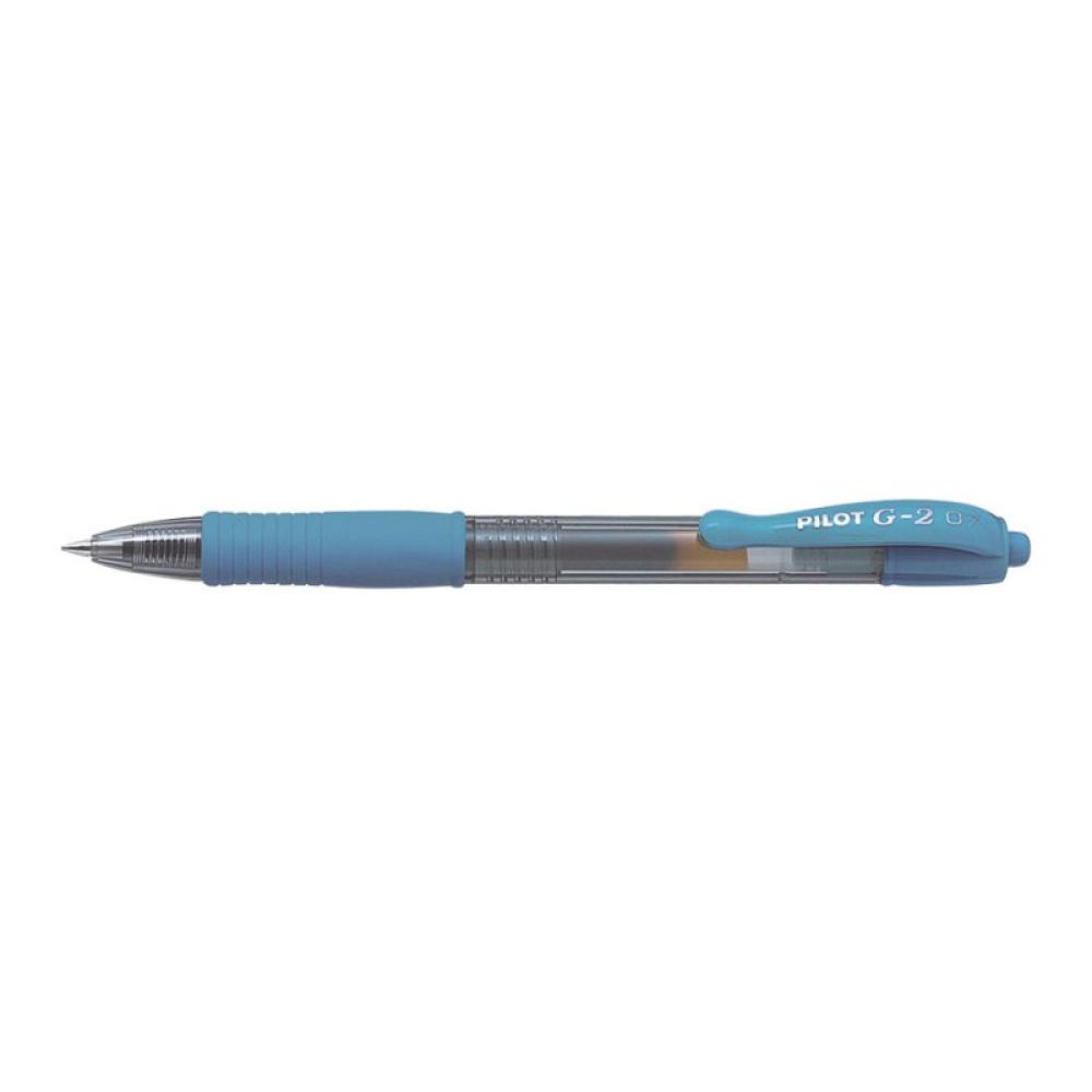 Pilot - G-2 Bolígrafo de gel de punta retráctil Azul 12 pieza(s) BL-G2-7-LB