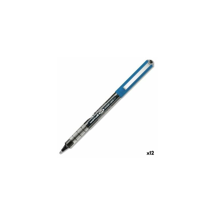 Uni-Ball - UNIBALL ROLLERBALL EYE OCEAN CARE UB-157ROP 0,7MM NEGRO - Pack de 12 unidades