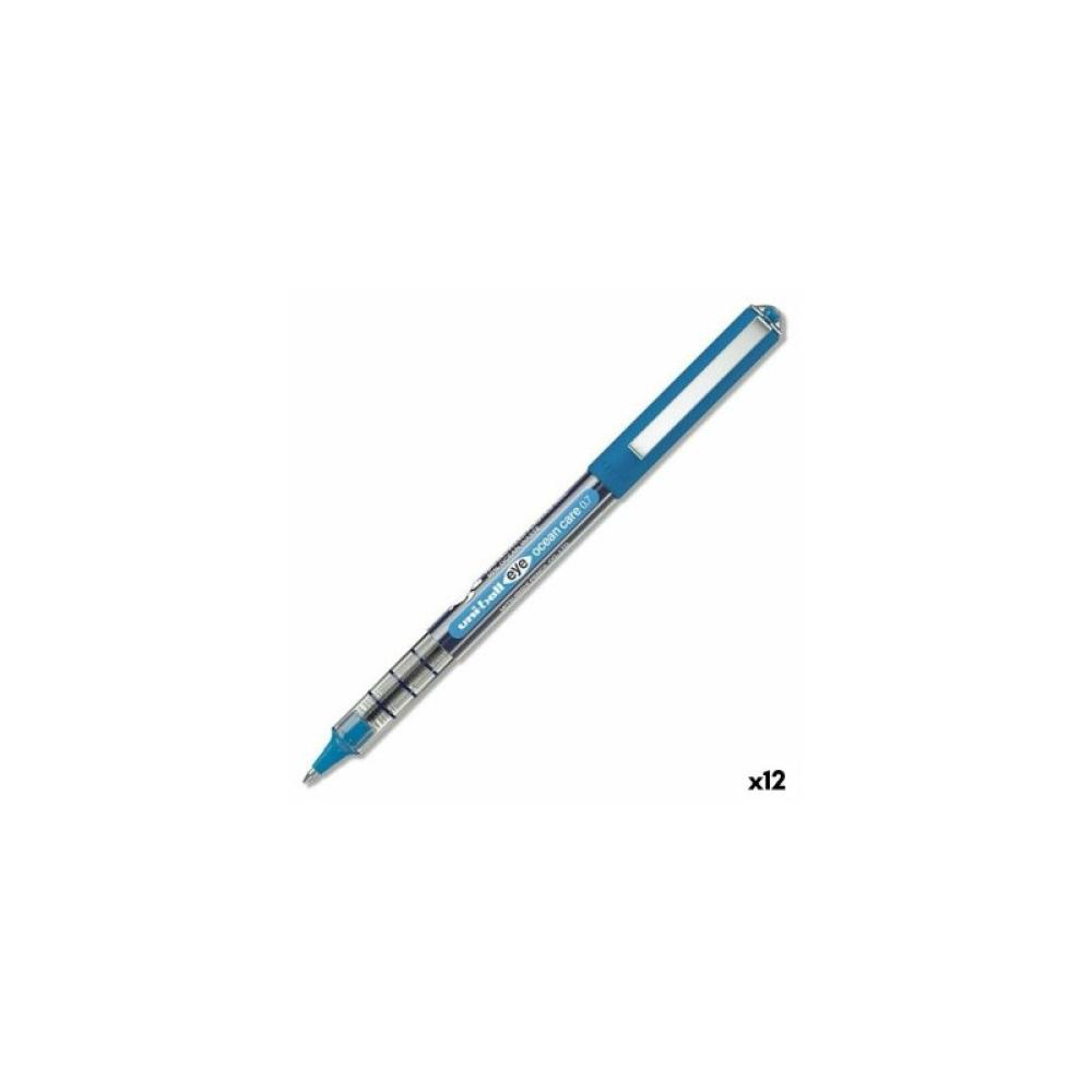 Uni-Ball - UNIBALL ROLLERBALL EYE OCEAN CARE UB-157ROP 0,7MM AZUL - Pack de 12 unidades