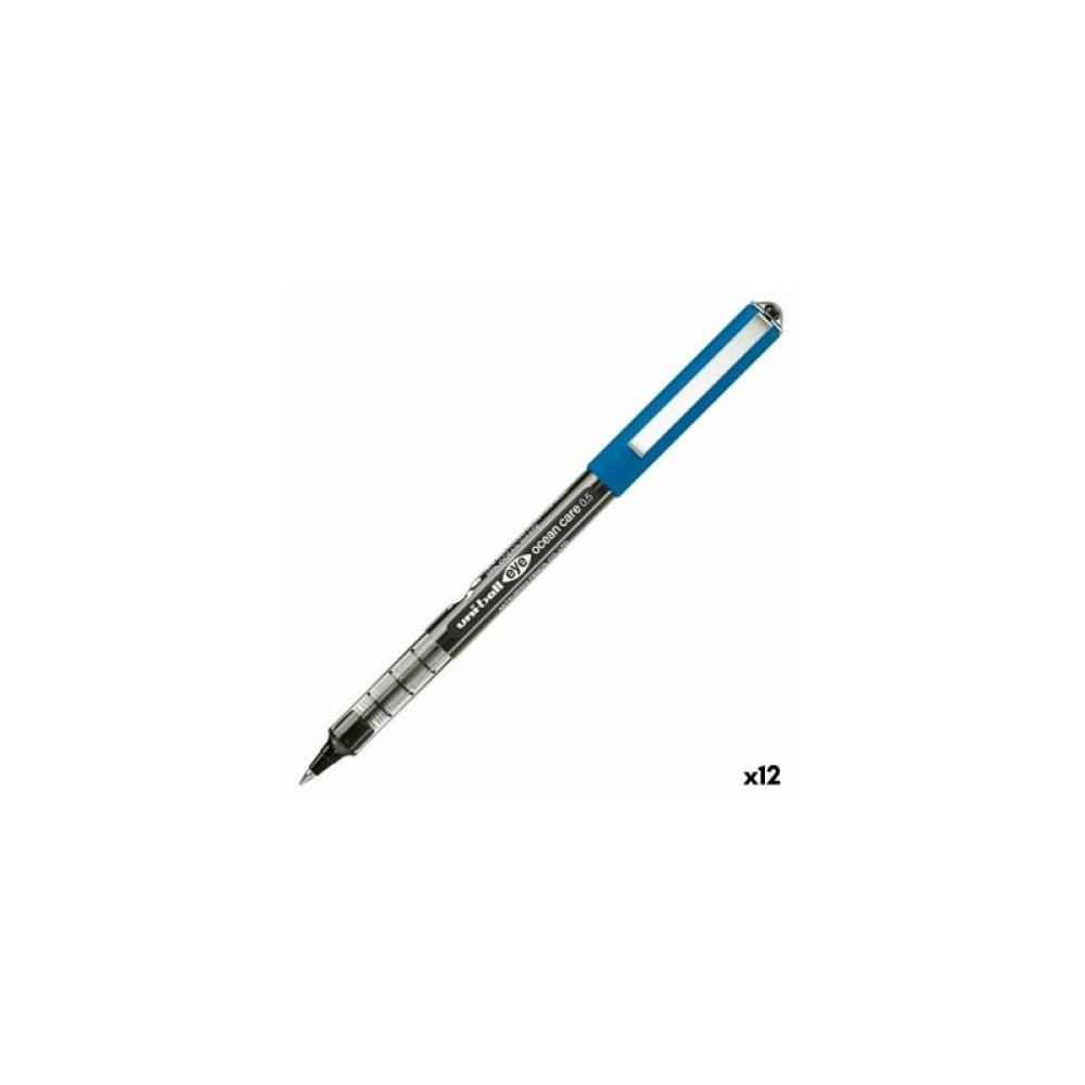 Uni-Ball - UNIBALL ROLLERBALL EYE OCEAN CARE UB-150ROP 0,5MM NEGRO - Pack de 12 unidades