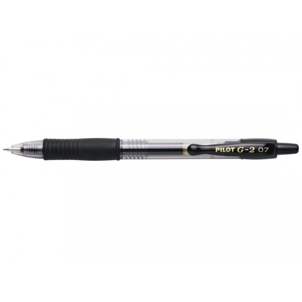 Pilot - Gelroller G-2 0.7 Bolígrafo de gel de punta retráctil Medio Negro