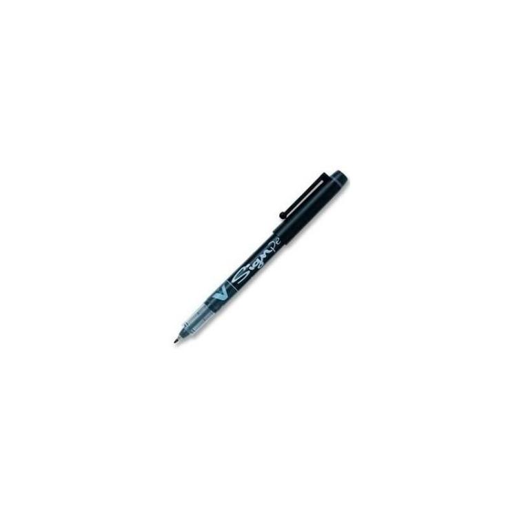 Pilot - ROTULAD. PILOT VSIGNPEN PTA.FIBRA NEGRO SW-VSP-B SW-VSP-B - Pack de 12 unidades
