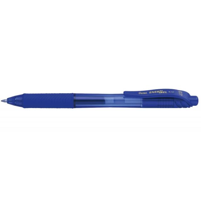 Pentel - BL107-C bolígrafo de gel Bolígrafo de gel de punta retráctil Azul 1 pieza(s)