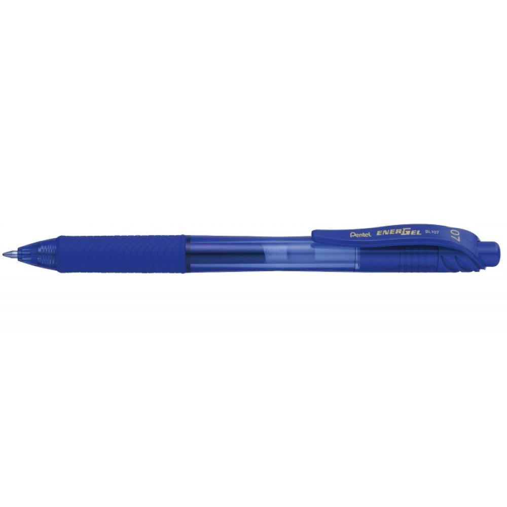 Pentel - BL107-C bolígrafo de gel Bolígrafo de gel de punta retráctil Azul 1 pieza(s)