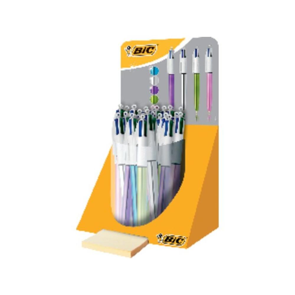 BIC - 4 Colours Shine Multicolor Medio 20 pieza(s)