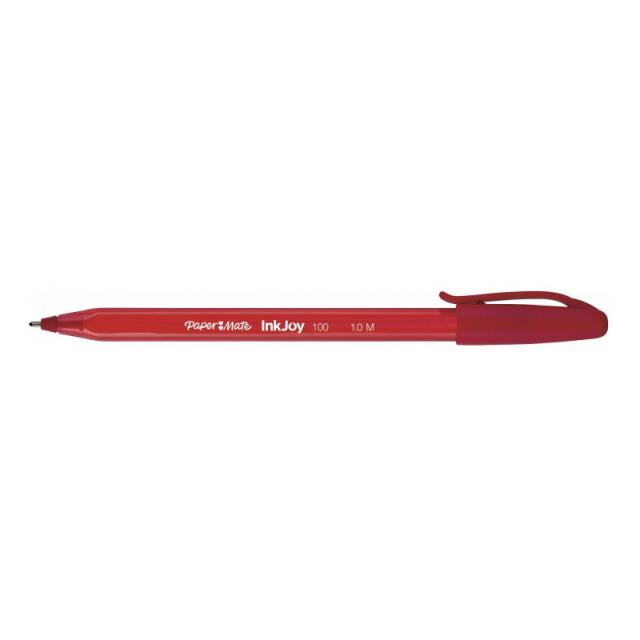 Papermate - InkJoy 100 Rojo Bolígrafo Medio 50 pieza(s)