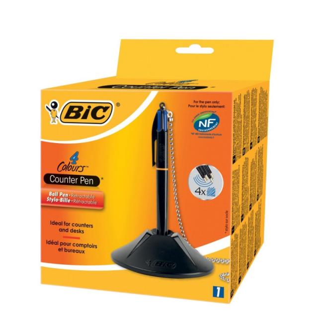 BIC - Colours Negro Bolígrafo Medio