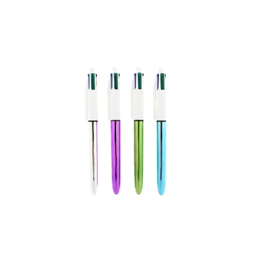 BIC - 4-COLOURS SHINE Negro, Azul, Verde, Rojo 12 pieza(s)