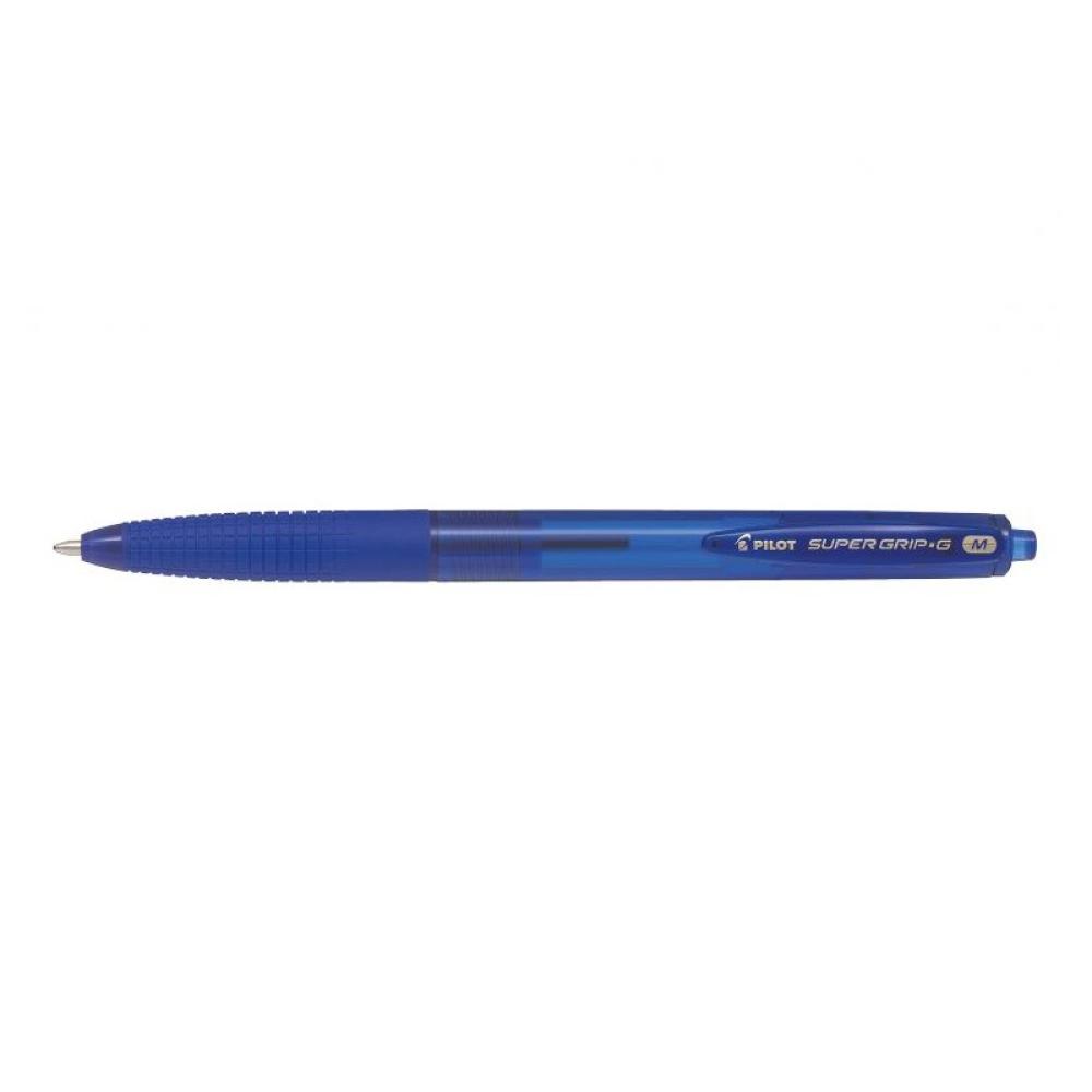 Pilot - Super Grip G Azul Clip-on retractable ballpoint pen Medio