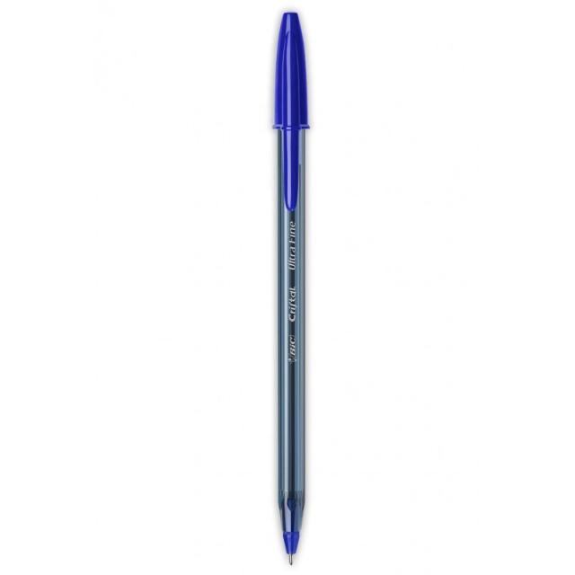 BIC - Cristal Exact Azul Bolígrafo Ultrafino 20 pieza(s)
