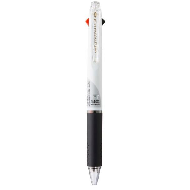 Uni-Ball - BOLIGRAFO JETSTREAM 3 COLORES CUERPO BLANCO UNI-BALL 246249000