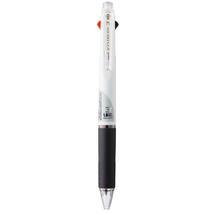 Uni-Ball - BOLIGRAFO JETSTREAM 3 COLORES CUERPO BLANCO UNI-BALL 246249000