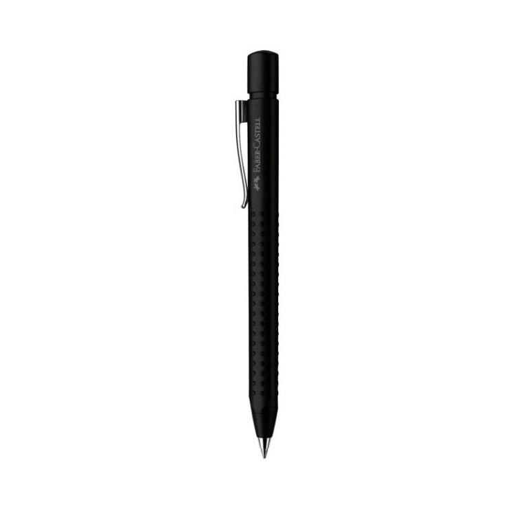 Faber-Castell - 144187 bolígrafo Negro Bolígrafo de punta retráctil con pulsador