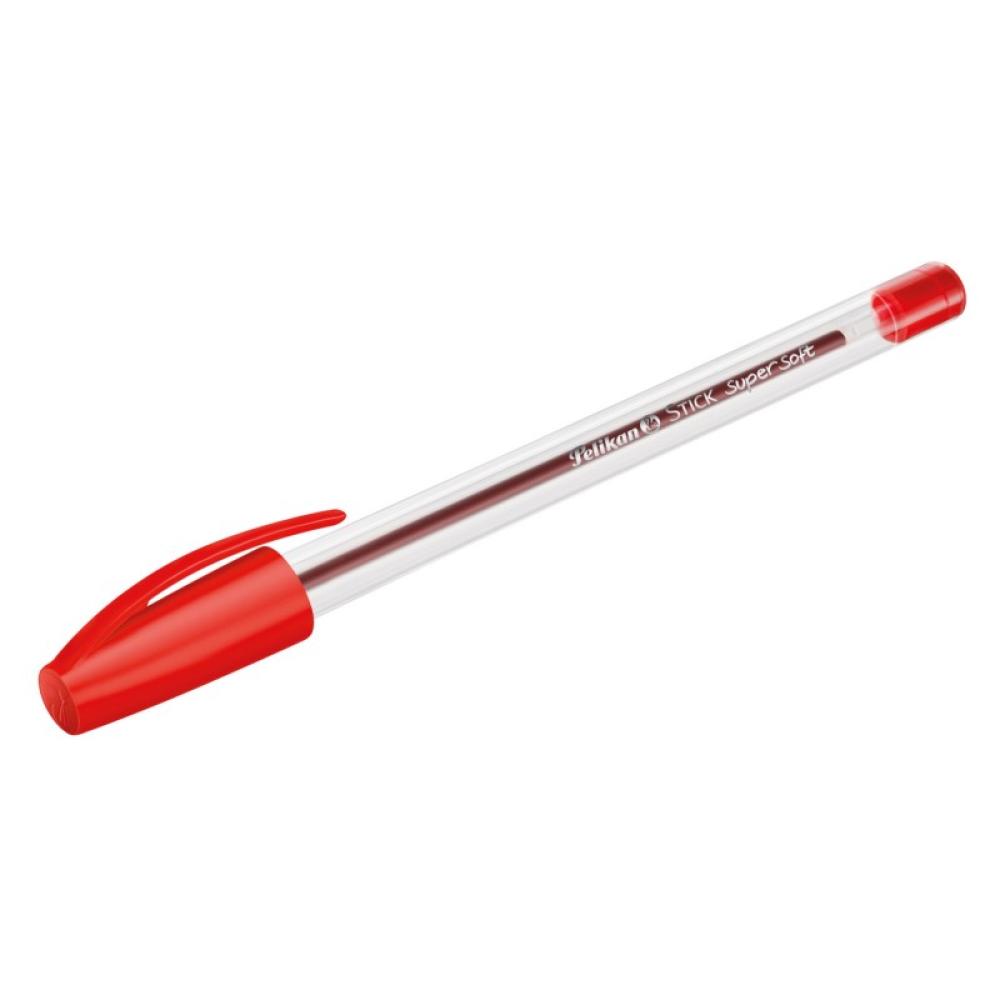 Pelikan - 601474 bolígrafo Rojo Bolígrafo de punta retráctil con pulsador 50 pieza(s)