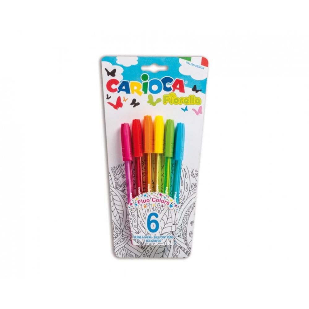 Carioca - Fiorella Multi Bolígrafo 6 pieza(s)