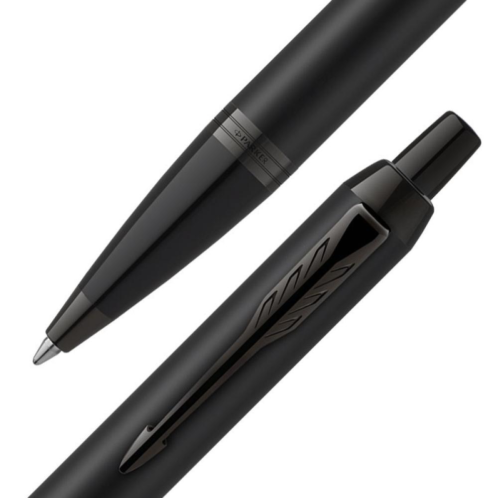 Parker - IM Achromatic Azul Bolígrafo de punta retráctil con pulsador 1 pieza(s)