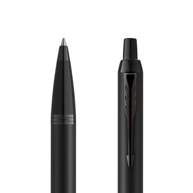 Parker - IM Achromatic Azul Bolígrafo de punta retráctil con pulsador 1 pieza(s)