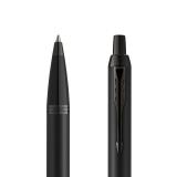 Parker - IM Achromatic Azul Bolígrafo de punta retráctil con pulsador 1 pieza(s)