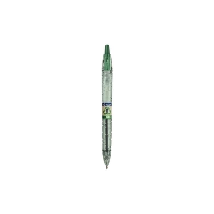 Pilot - B2P Ecoball Verde Bolígrafo Medio 10 pieza(s)