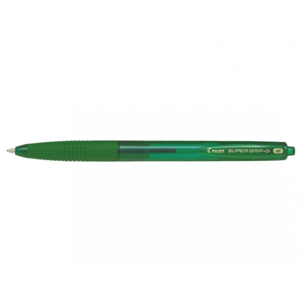 Pilot - Super Grip G a Scatto Verde Bolígrafo de punta retráctil con pulsador Medio 1 pieza(s)