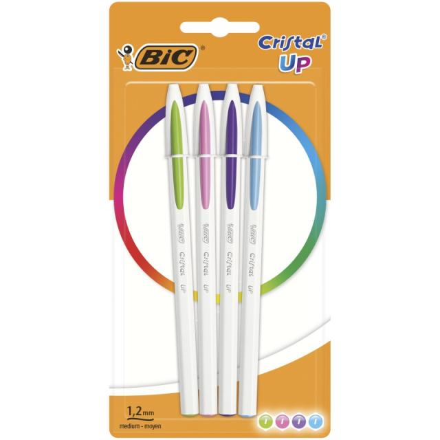 BIC - 949870 bolígrafo Azul, Verde, Rosa, Púrpura 4 pieza(s)